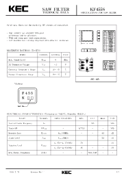 Datasheet KF455S manufacturer KEC